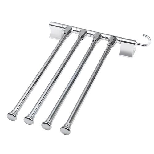 New Convenient 4 Arms Rotating Towel Bars Stainless Steel Wa