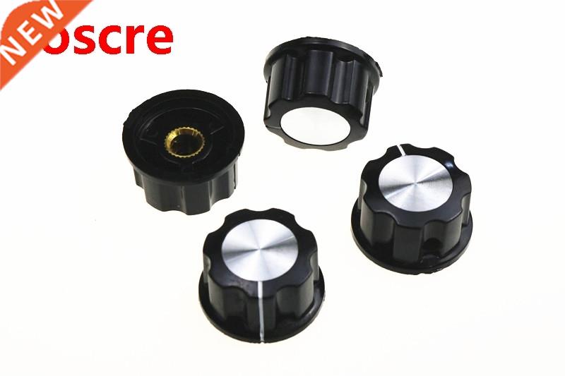 9 Pcs 27mm Top Rotary Knobs for 6mm Dia. Shaft Potentiometer