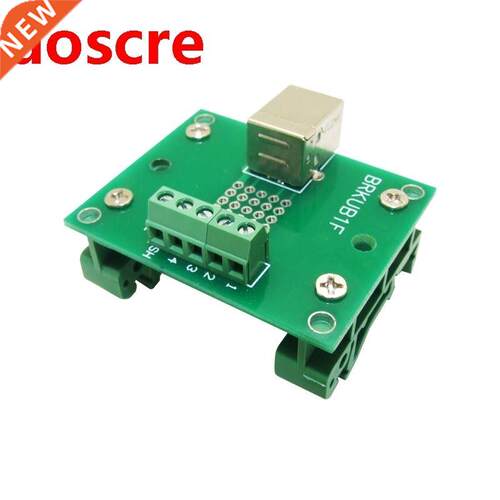 USB Type B Female Right Angle Jack Breakout Board, Terminal