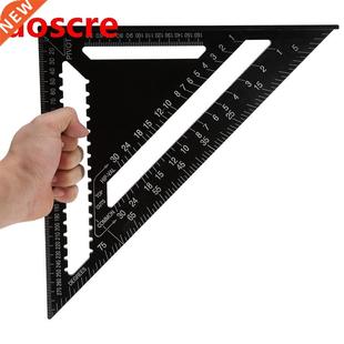 12 Inch Aluminum Ruler Alloy Triangular Shape Ruler Engineer