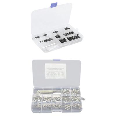 300Pcs M3 M4 M5 M6 M8 Hex Head Socket Hex Grub Screw Set 2