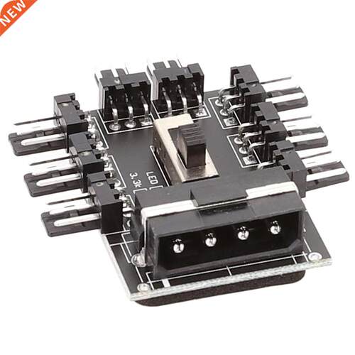 PC Computer ccessories dhesive Splitter 3pin 12V Cooling F