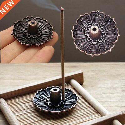 1 Pcs 9-Hole Copper Incense Holder Mini Lotus Flower Incense