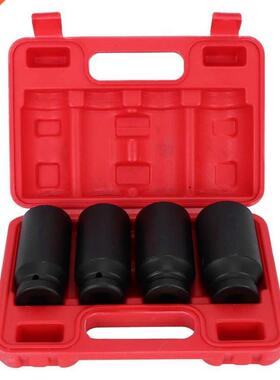 4pcs 6 Point 1/2in DR Front Back Wheel Drive Axle Nut Deep I