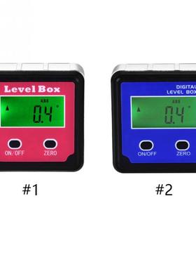 1Pcs 4*90 Degree Digital Protractor Inclinometer Level Bevel