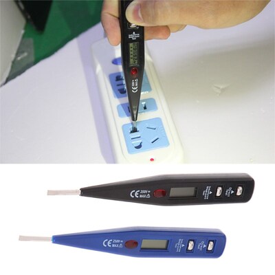 AC DC 12-250V Digital Voltage Meter Electric Tester Pen Indu