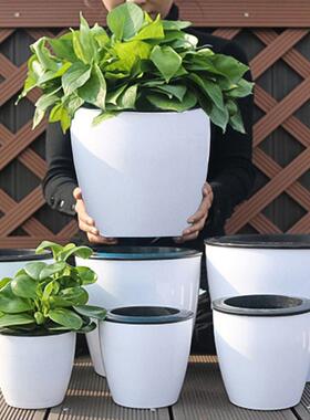 Automatic Watering Flower Plants Pot Lazy Flower Pot Imitati