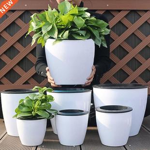 Automatic Watering Flower Plants Pot Lazy Flower Pot Imitati