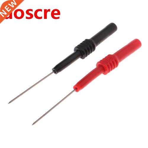 .5cm Test Probe Back Needle Table with a Set of Two Black +
