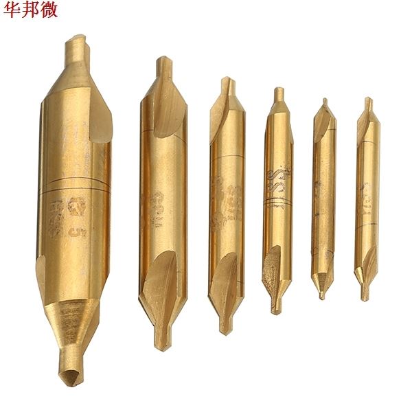 Countersink Drill Bit 6pcs 1/1.5/2/2.5/3/5mm Combined Center