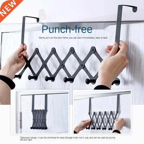 Stainless Steel Door Behind The Hook Rack Coat Hat Storage O