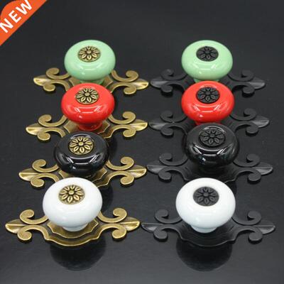 Vntage Furnture Handles Ceramc Cabnet Knobs and Handles