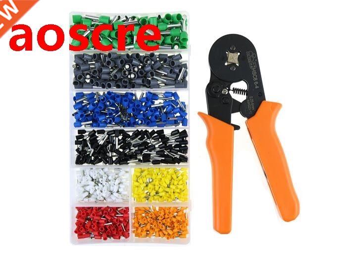 Wire Crimper Tool HSC8 6-4 0.25-6mm AWG 23-10 with 800pcs Te