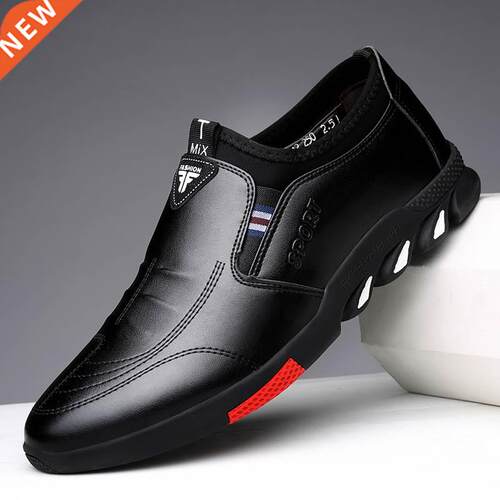 Leather Shoes Men's Leather Spring 2021 New Men&