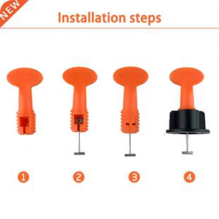 Tile Leveling System for Tile Laying 100Pcs Replacement Stee