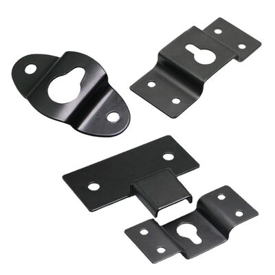 Metal Speaker Brackets Stand Black Wall Mount Iron Hook Hang