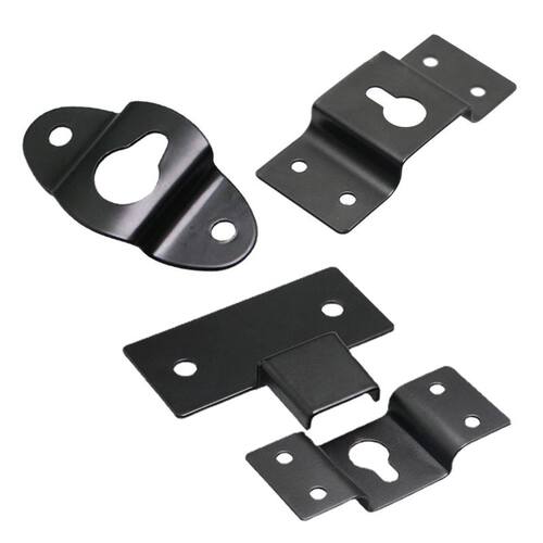 Metal Speaker Brackets Stand Black Wall Mount Iron Hook Hang