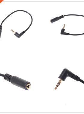 1Pcs 3.5mm 3 Pole TRS Male To Female Microphone Adapter Cabl