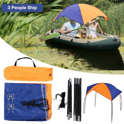 Inflatable Boat Fishing Sunshade Rain Canopy Kayak Kit