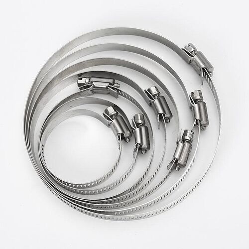 10pcs/lot High Quality Screw Worm Drive Hose Clamp 304