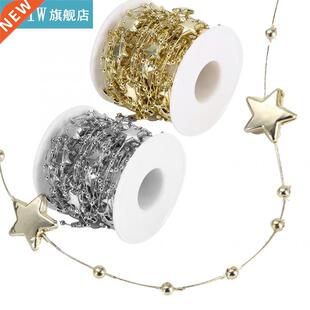 10 Meters Bead Chain ABS Electroplated Pearl Chain Fiver- Po