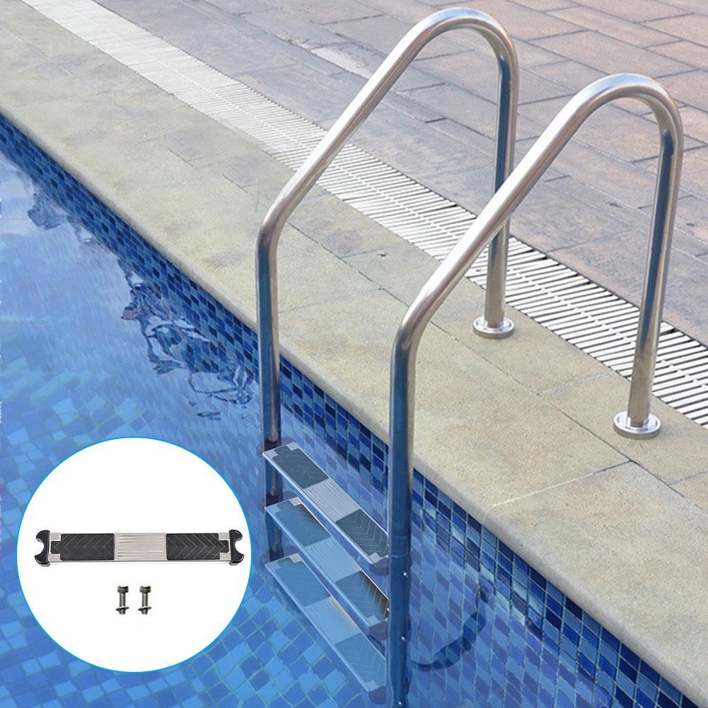 Ladder Step Replacement Stainless Steel Step with 2 Screws