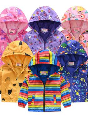 Children Spring Long Sleeve Zipper Jacket Unisex Baby Cartoo