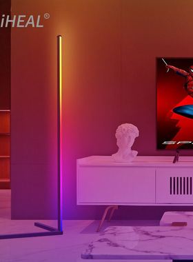 RGB LED Floor lamp Indoor Home Decoration Modern Corner Floo