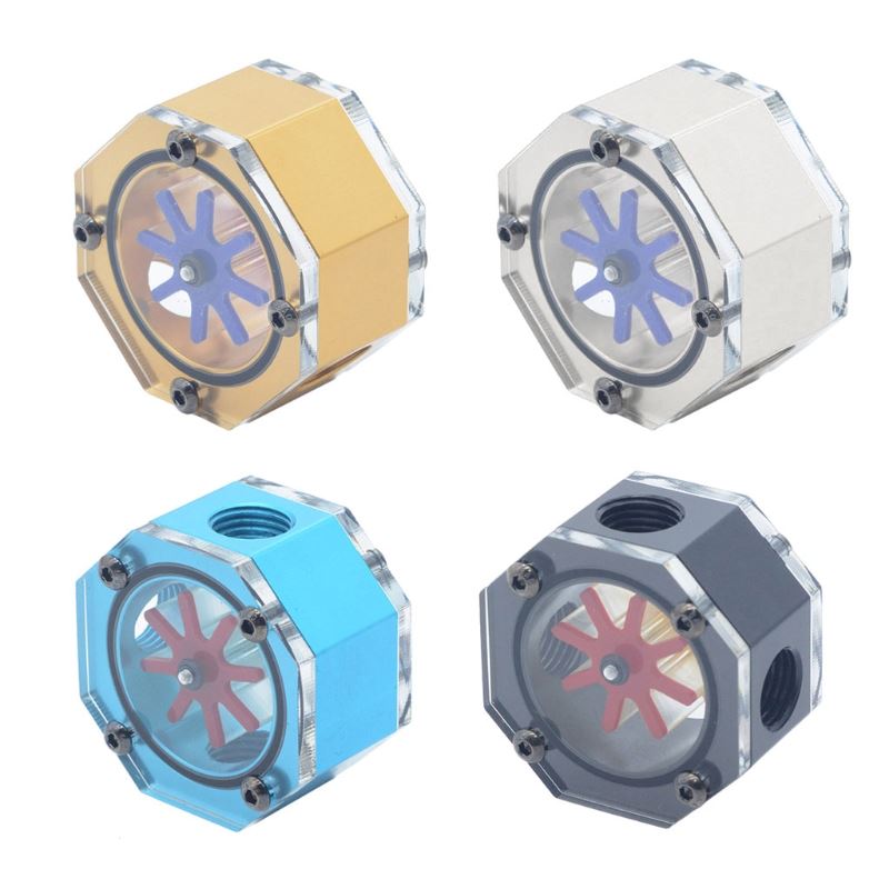 Flow Meter Indicator PC Cooler System G1/4 Female Thread Wat