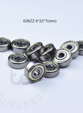 10pcs 636ZZ 6*22*7(mm) free shipping chrome steel Metal Sea
