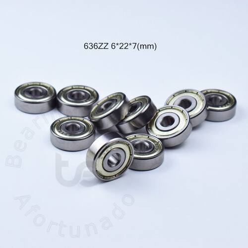 10pcs 636ZZ 6*22*7(mm) free shipping chrome steel Metal Sea
