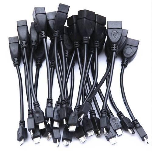 3PCS/LOT Micro USB 2.0 A Female to B Male Converter OTG Ada