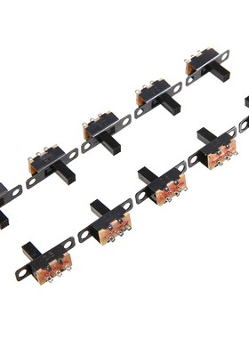 10pcs Mayitr Black SPDT Switch Micro Toggle Switch ON-Off Mi