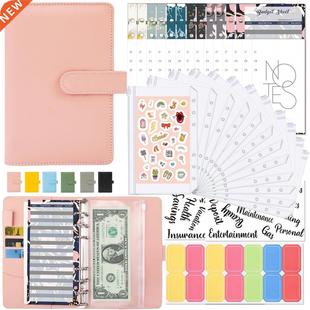 Cash Book Binder Budget Planner Notebook Cover Folder A6 Siz