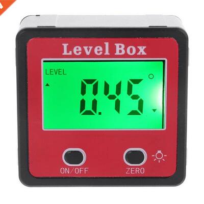 LCD Digital Inclinometer Spirit Level Protractor Angle Gauge
