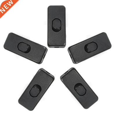 5pcs ON/OFF Inline Switch Black Inline Table Lamp Desk Light
