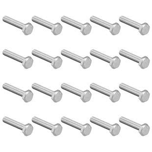 M4 Thread 20mm 304 Stainless Steel Hex Screws Bolts Fastene