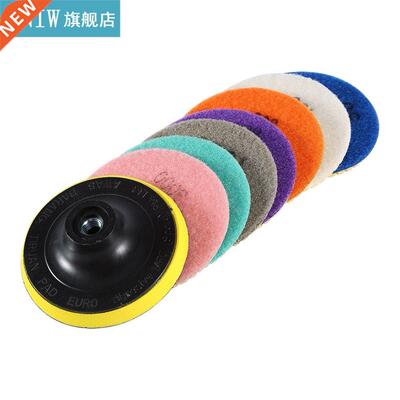 One Set Diamond Wet Dry Polishing Pads Disc for Granite Marb