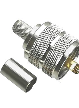 1Pcs Connector UHF PL259 Male Plug Crimp RG8X LMR240 RF Adap