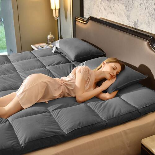 soft massage mattress topper 100% goose down matress pad for
