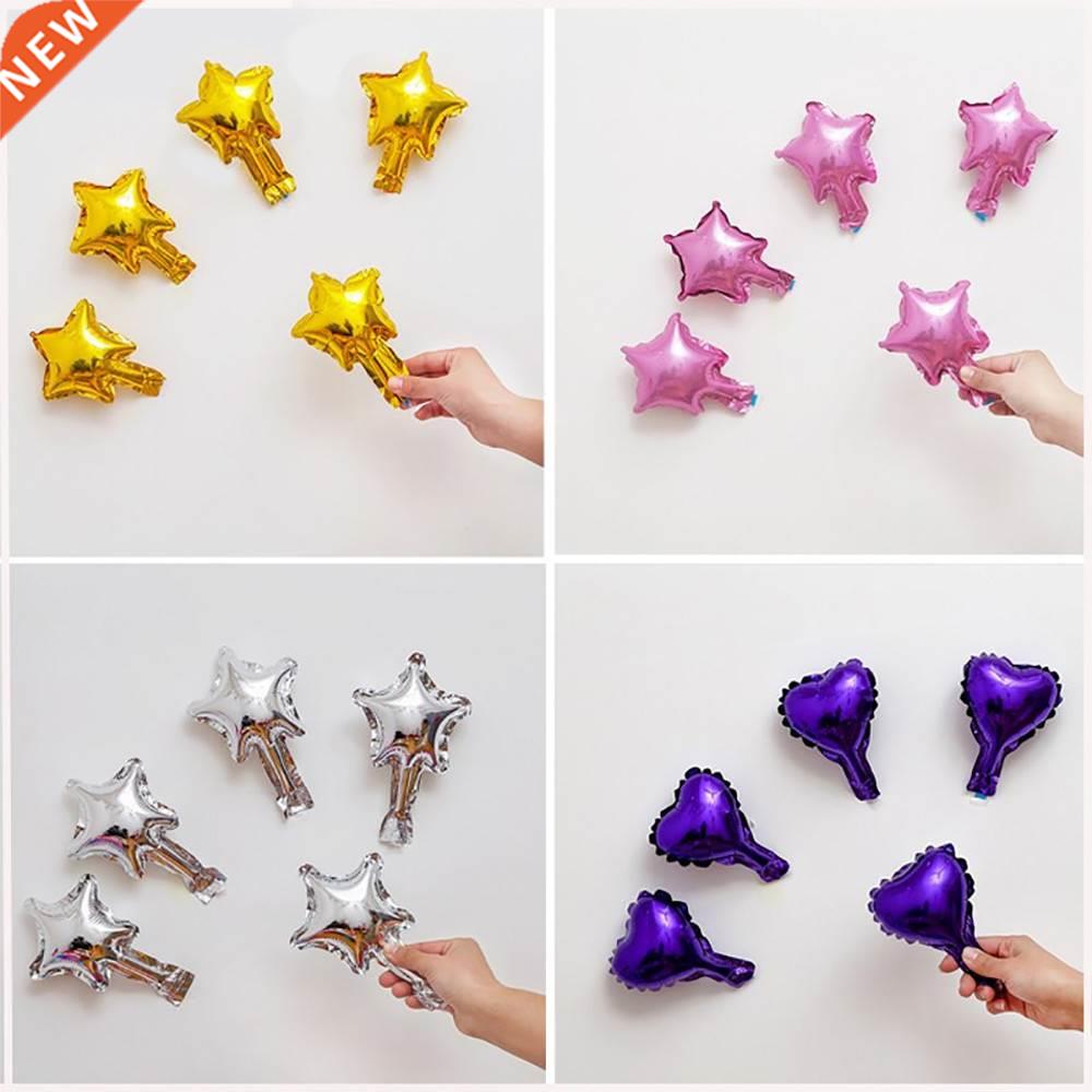 50pcs 5inch Foil Star Balloons Heart balloon Wedding Decorat