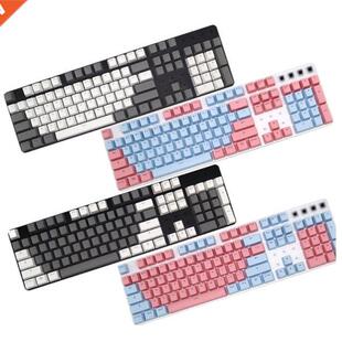 1Set Double Shot OEM Profile PBT 104 KeyCaps Backlit For Out