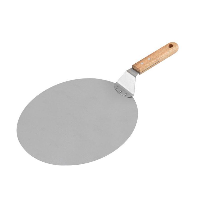 449c stainless steel round pizza peel 12" baking shove