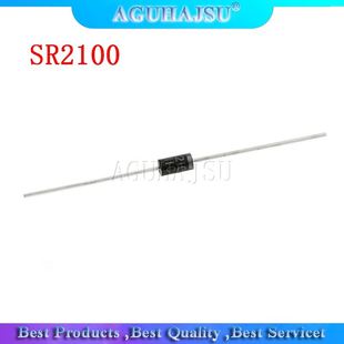 50PCS SCHOTTKY DIODE SR2100 2A 100V DO-15 DIP