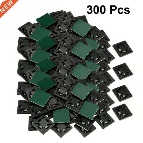 Newest 300pcs/lot 21x21mm Adjustable Cable Fixing Base Self