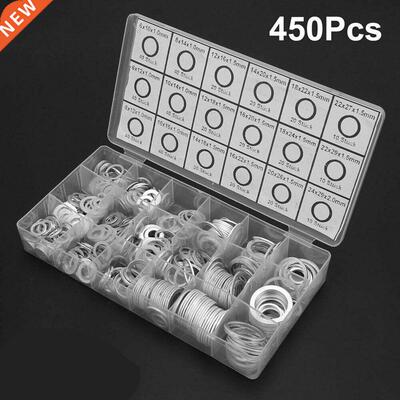 450pcs Oil Drain Plug Aluminum Washer Gasket Wear Resistant