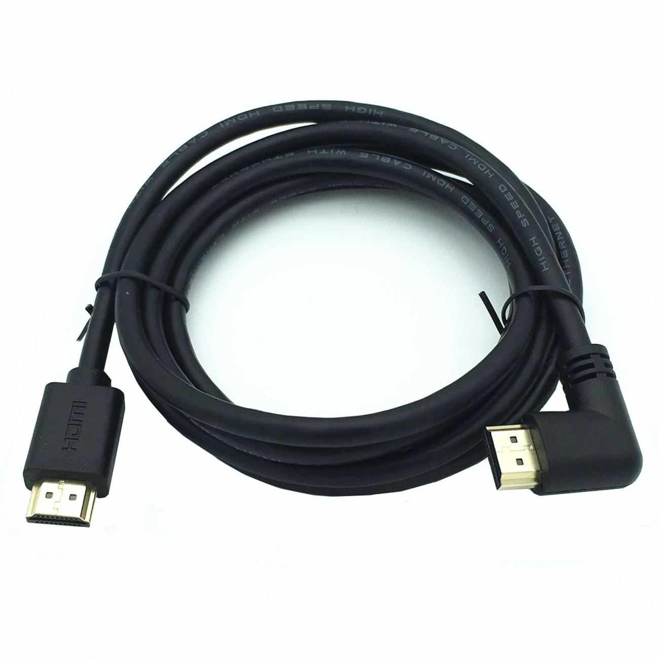HDMI 2.0V 4K2K @60HZ ,HDMI Male to HDMI Male Right Angled Ca