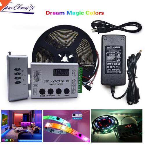 WS2811 DC12V Addressable Led Strip RGB Dream Color HC008 RF