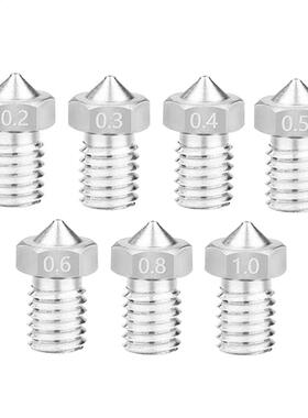 10/20pcs 0.2-1.0mm M6 Threaded Nozzles Extru Hot End Kit