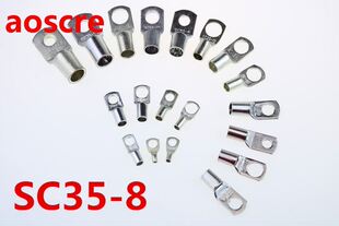 SC 35-8 35mm2 8mm Bolt Hole Tinned Copper Cable lugs Battery